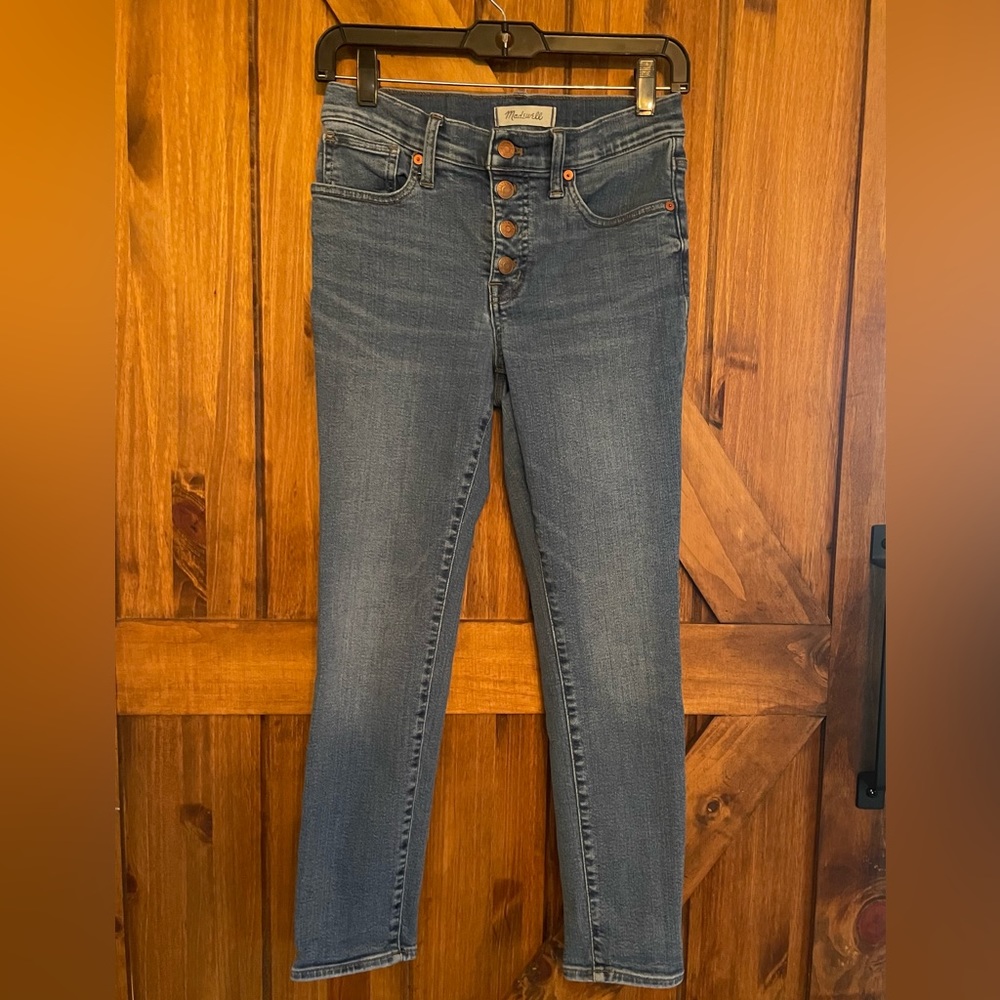 Madewell 9" Mid-Rise Skinny Crop Jeans